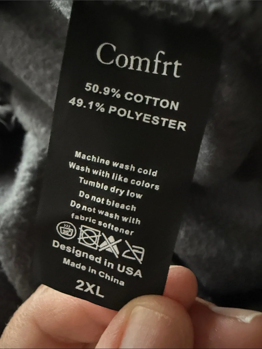 Comfrt Gray Fleece Jogger Sweatpants 2XL